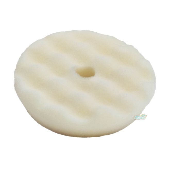 Rupes Rotary Waffle Foam Pad Weiß / Ultrafine, 90mm