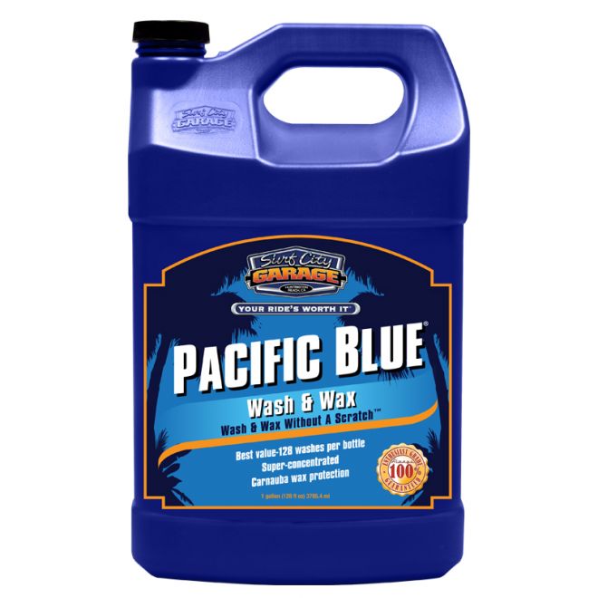 Surf City Garage Pacific Blue Wash & Wax Shampoo, 3,785l