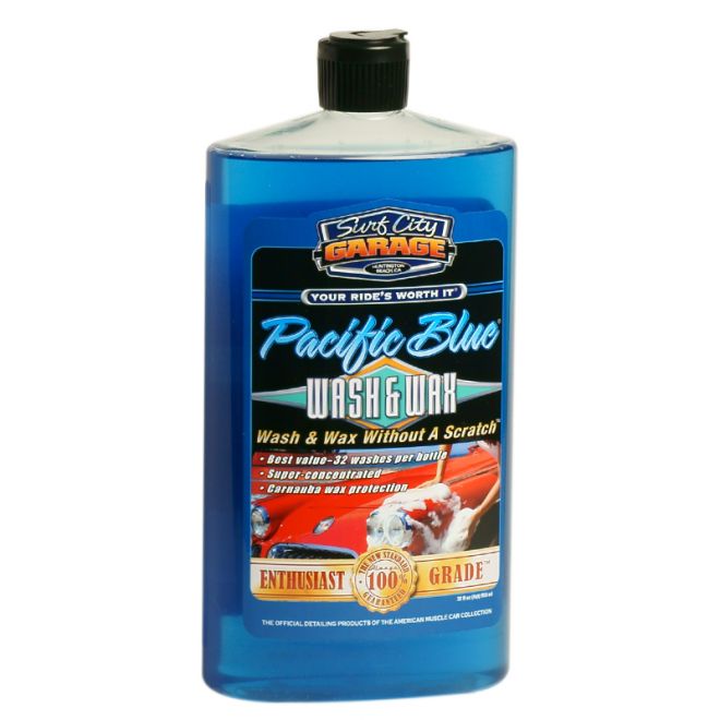 Surf City Garage Pacific Blue Wash & Wax Shampoo, 950ml
