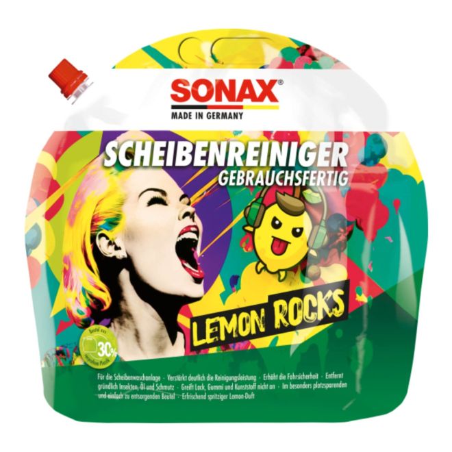 Sonax Scheibenreiniger Gebrauchsfertig Lemon Rocks im 3 L Kanister